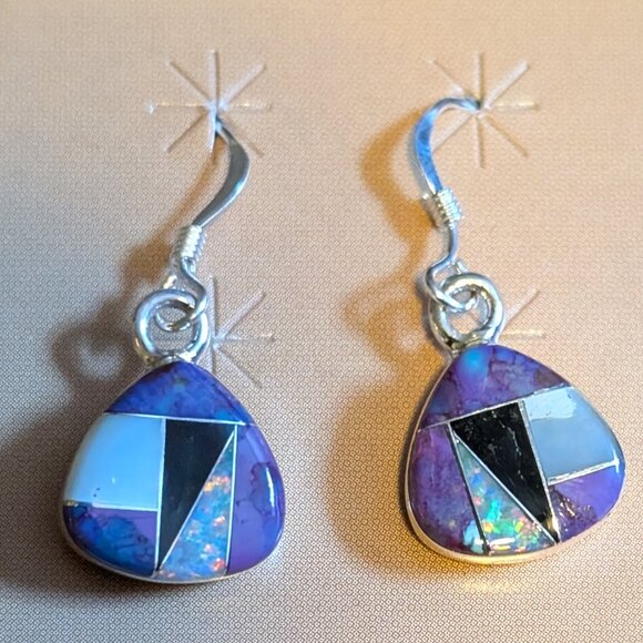🍬 Sterling Silver Hershey’s Kiss Earrings – Hook Style - Picture 1 of 6